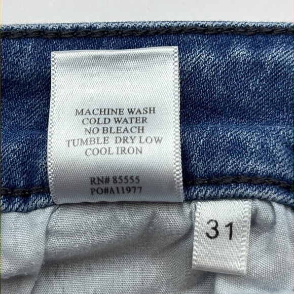 Pistola Ankle Crop High Rise Zipper Hem Size 31 - Picture 11 of 16